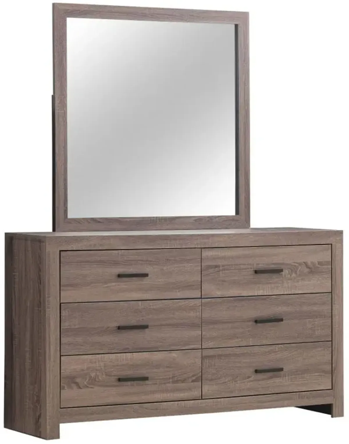 Brantford - 6-Drawer Dresser With Mirror