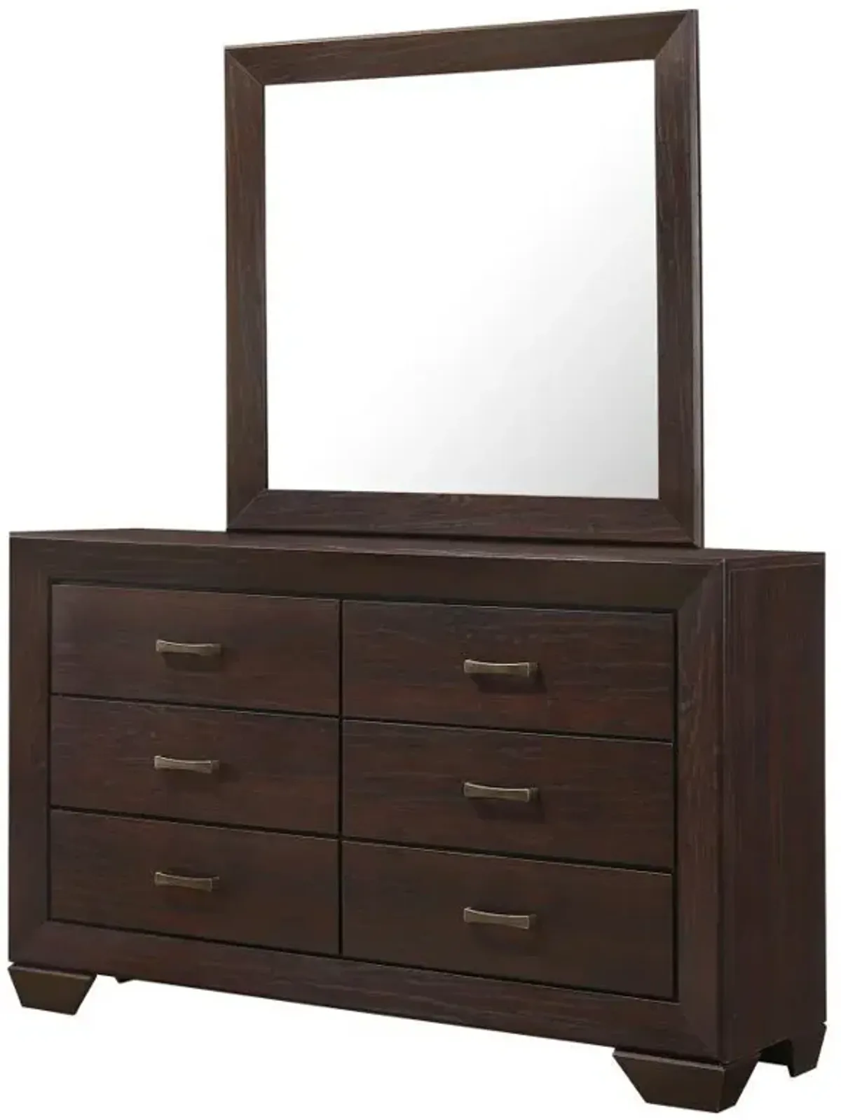 Kauffman - 6-Drawer Dresser with Mirror