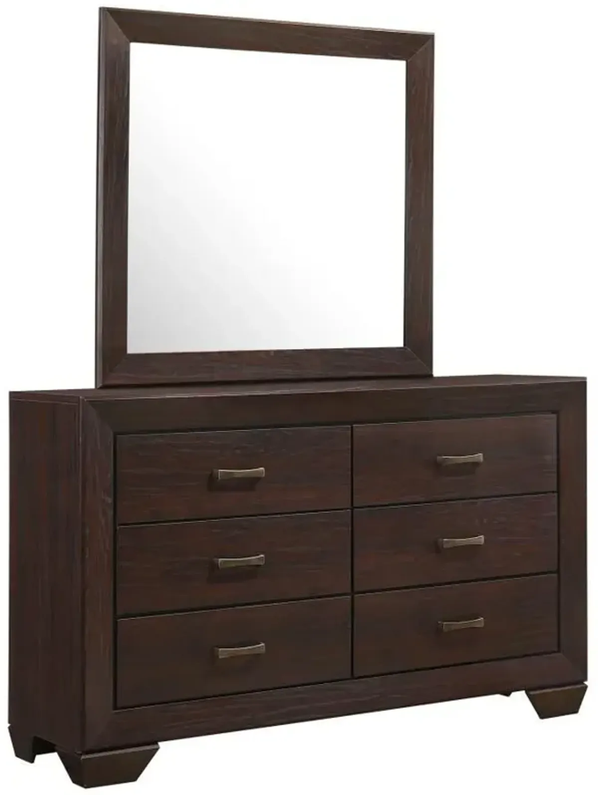 Kauffman - 6-Drawer Dresser with Mirror