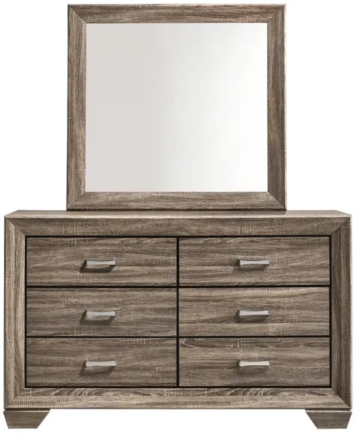 Kauffman - 6-Drawer Dresser with Mirror