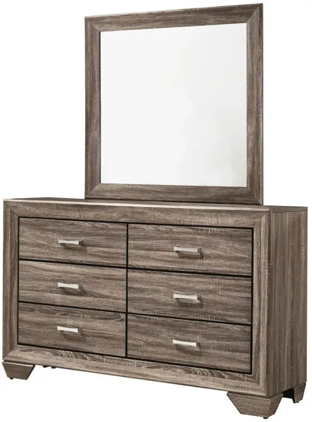 Kauffman - 6-Drawer Dresser with Mirror