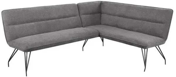 Dodson - Fabric Upholstered L-Shaped Nook Dining Bench