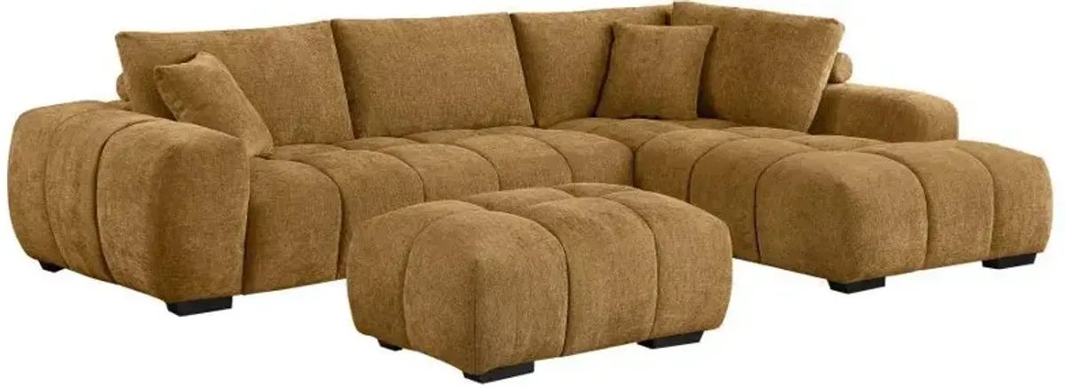 Camacho - Upholstered Sectional Sofa With Ottoman Set