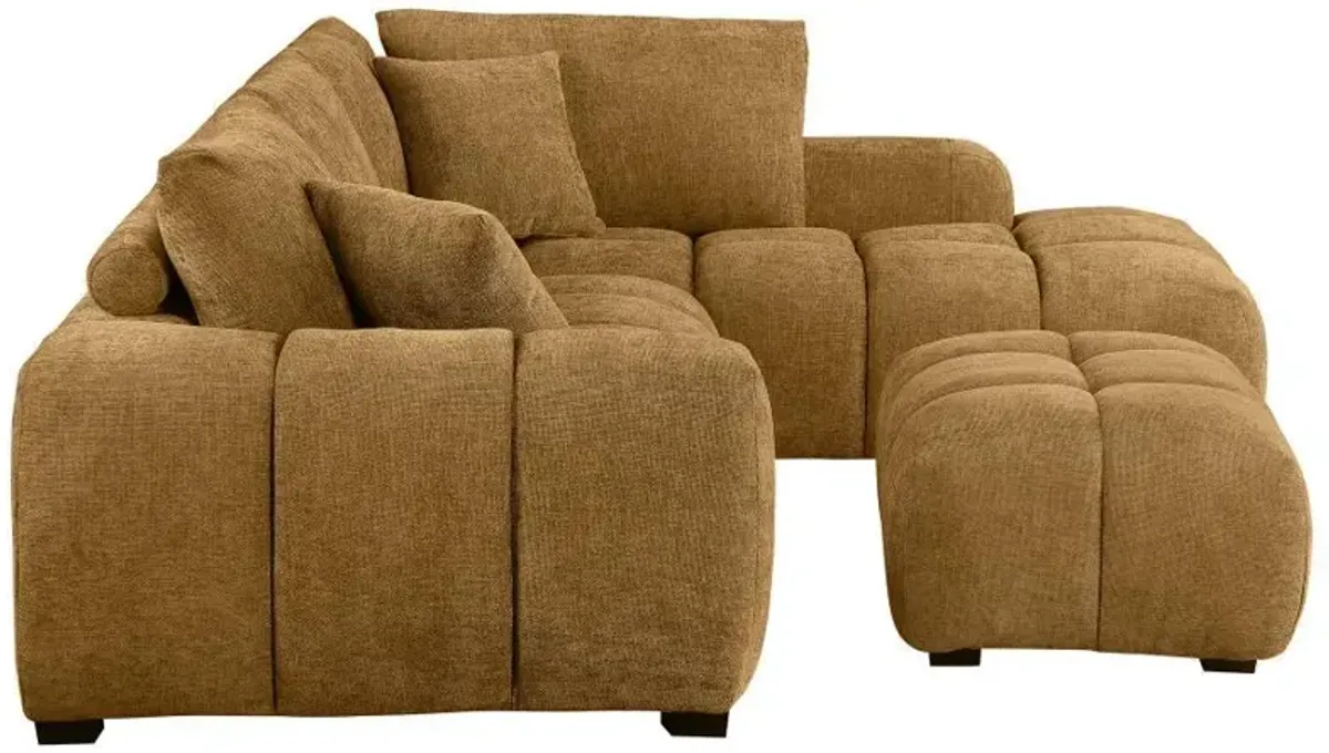 Camacho - Upholstered Sectional Sofa With Ottoman Set