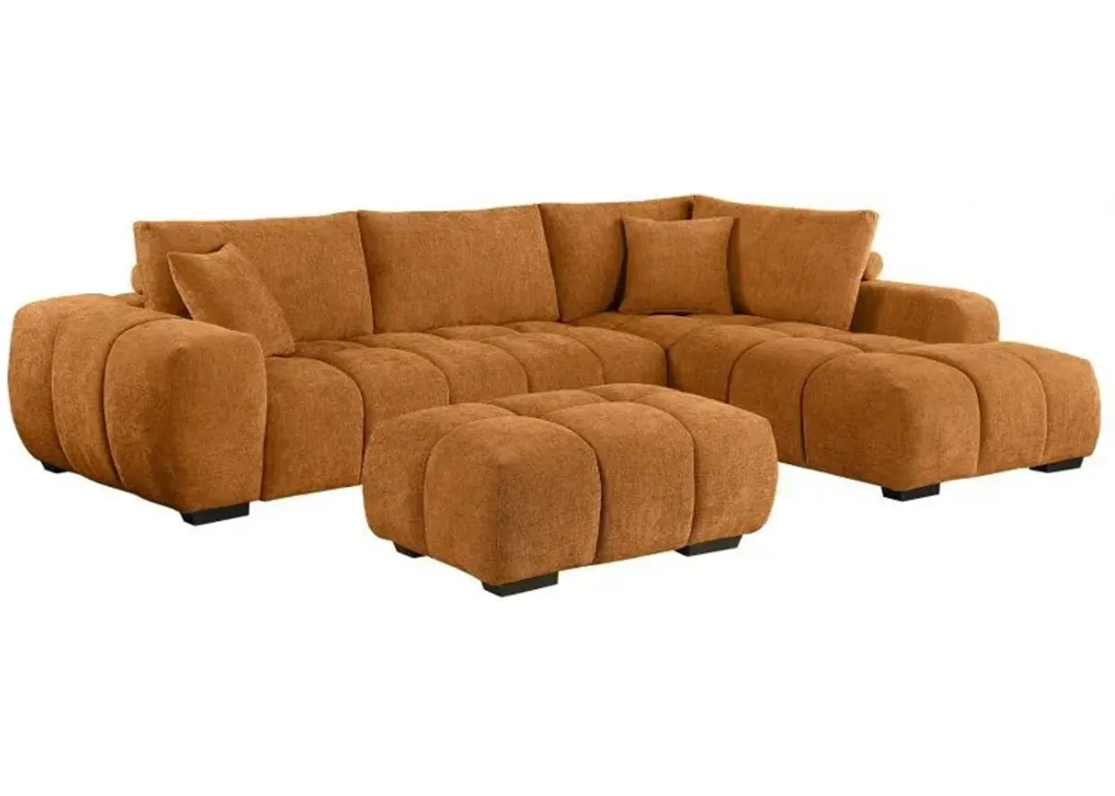 Camacho - Upholstered Sectional Sofa With Ottoman Set