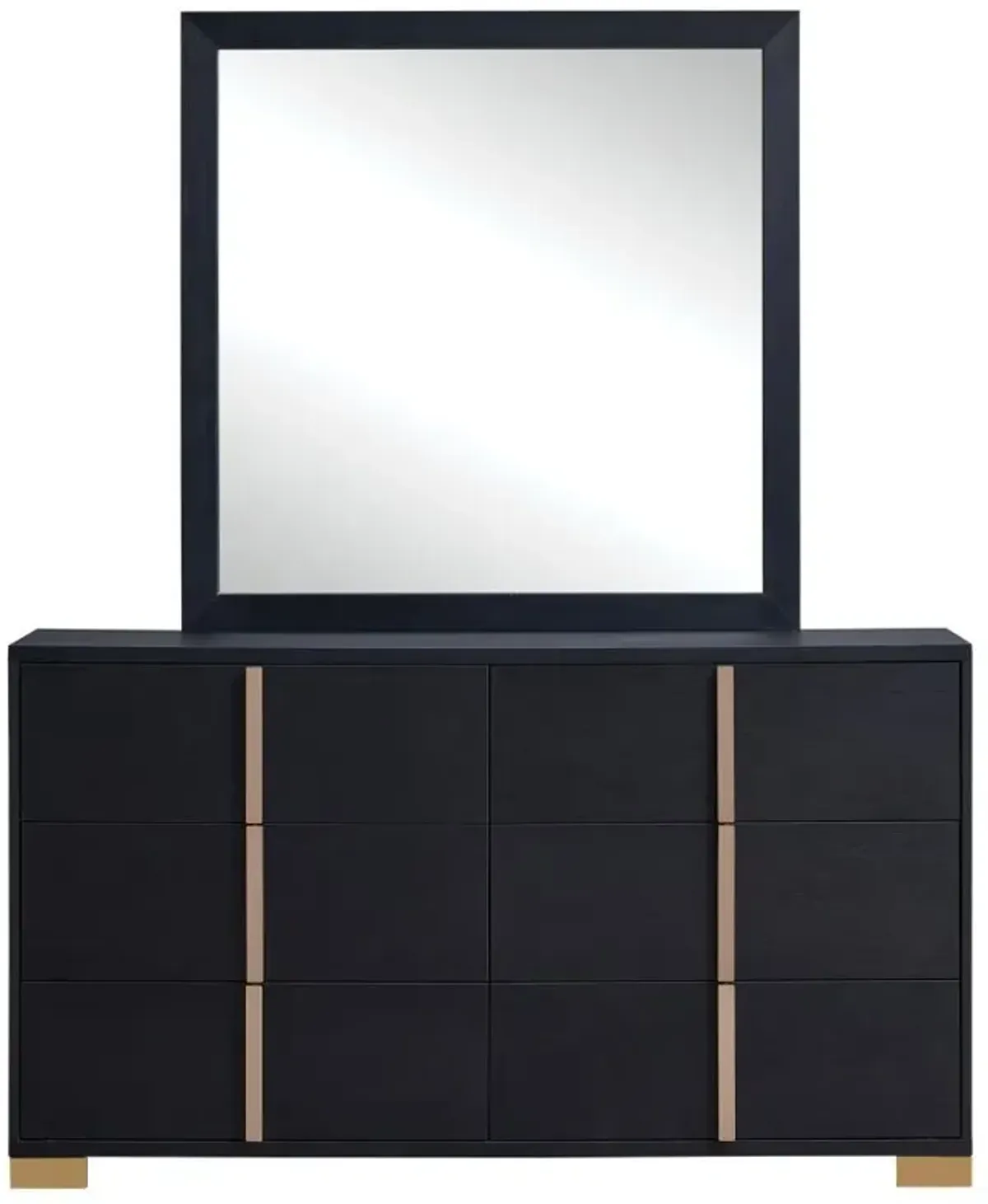 Marceline - 6-Drawer Dresser With Mirror