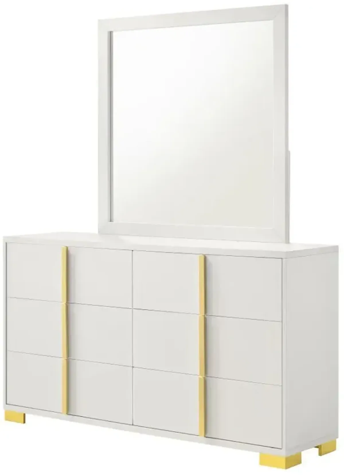 Marceline - 6-Drawer Dresser With Mirror