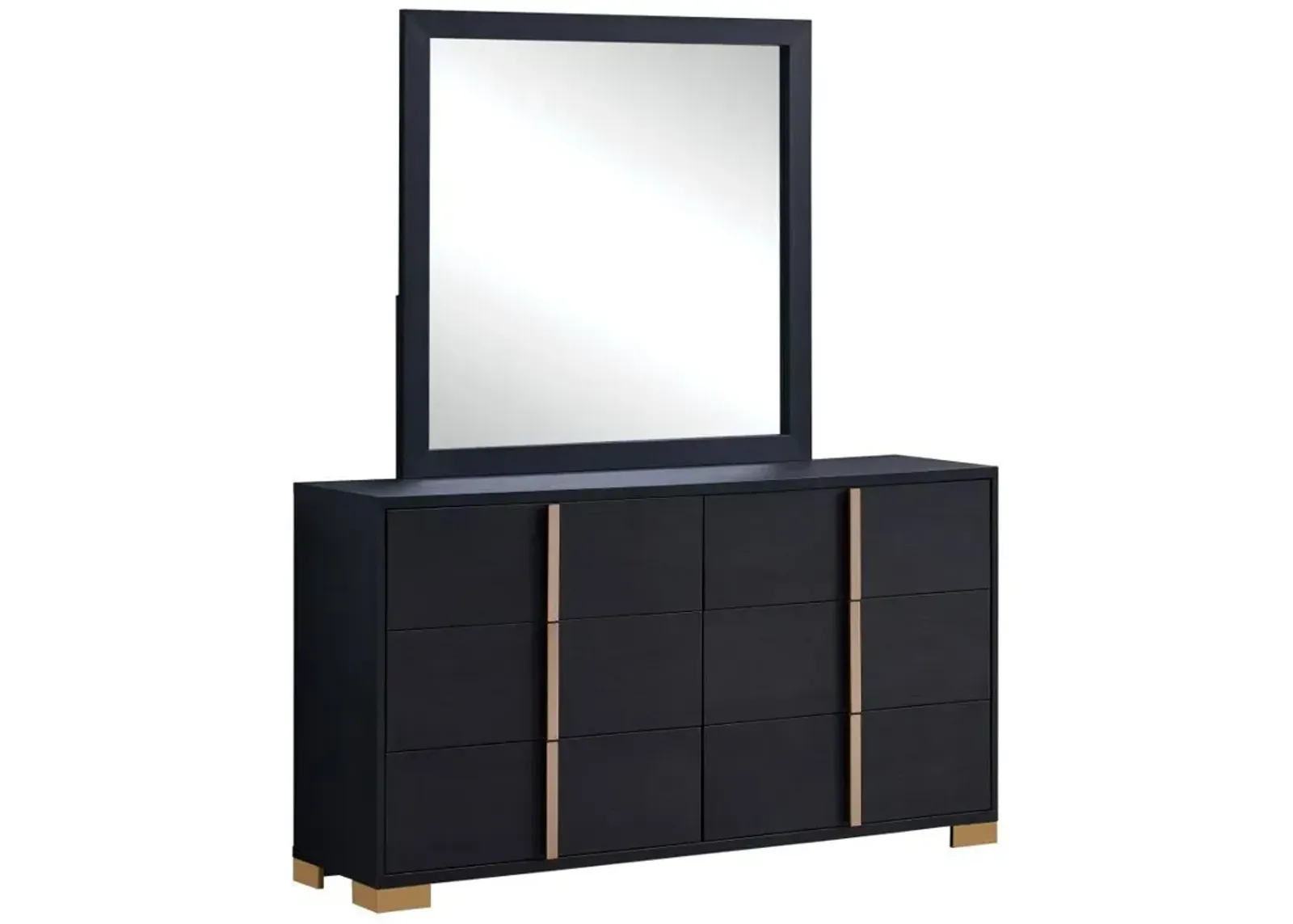 Marceline - 6-Drawer Dresser With Mirror