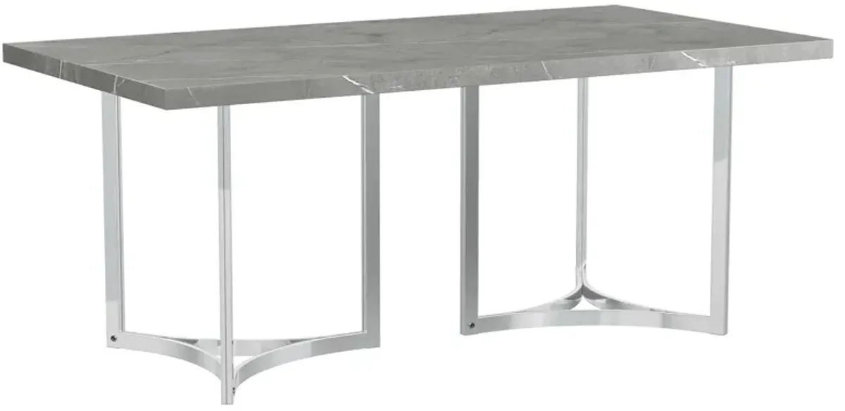 Sterling - Rectangular Dining Table - Gray