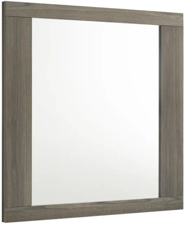 Fenwick - Dresser Mirror - - Gray Oak