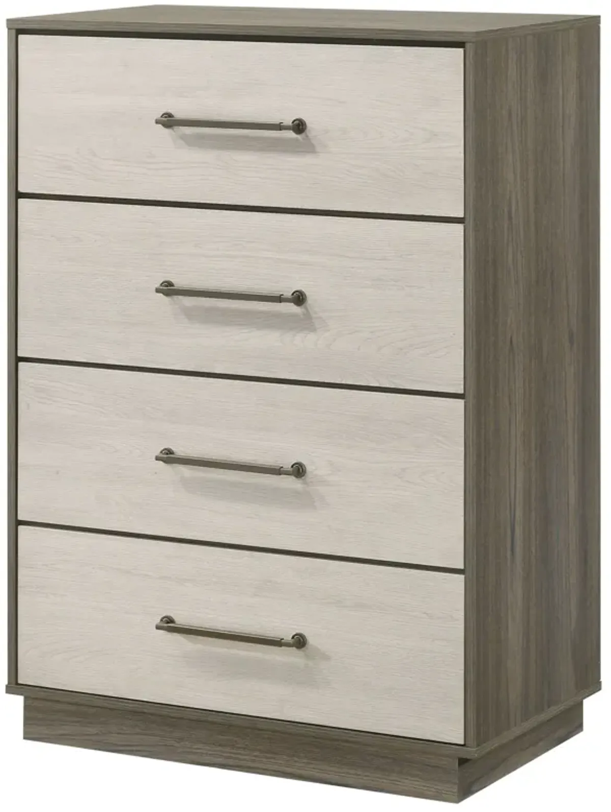 Fenwick - 4-Drawer Chest Of Drawers - Gray Oak