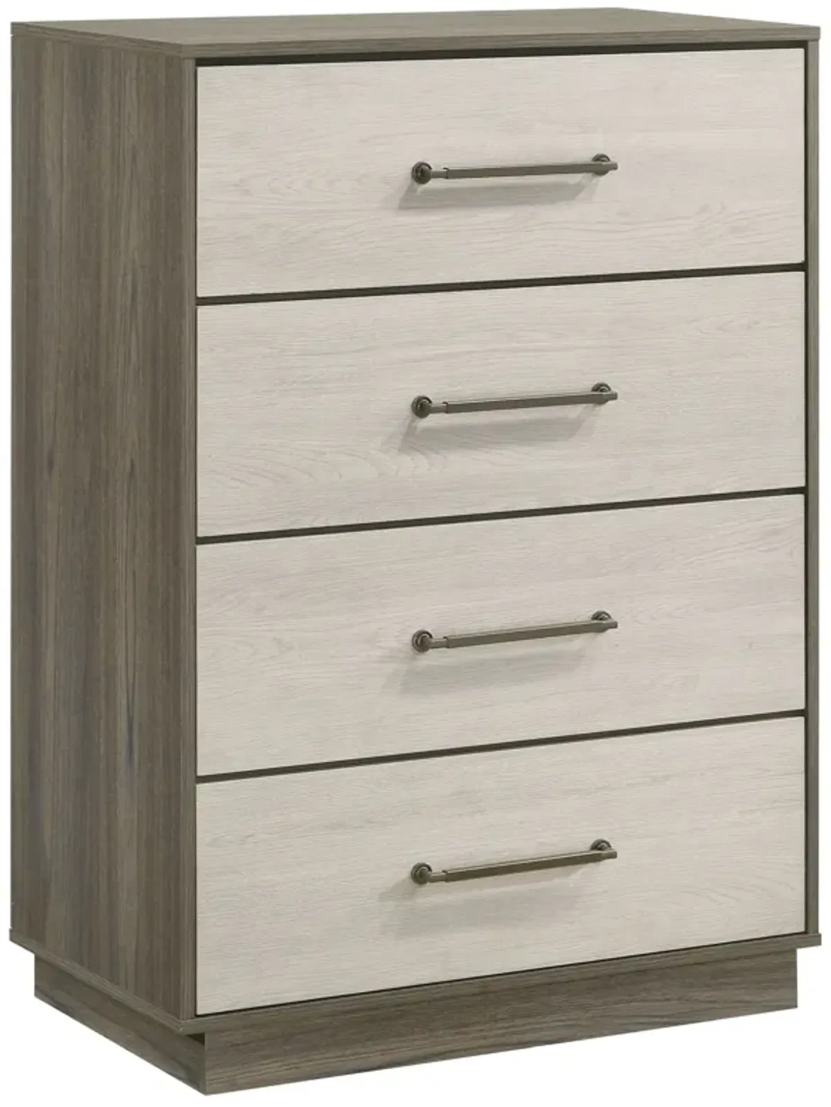 Fenwick - 4-Drawer Chest Of Drawers - Gray Oak