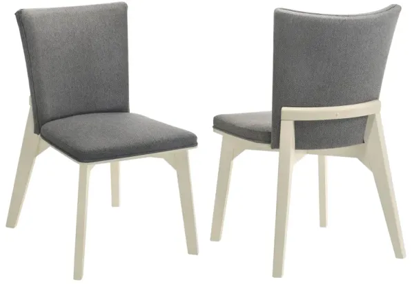 Biloxi - Upholstered Dining Side Chair (Set of 2) - Gray