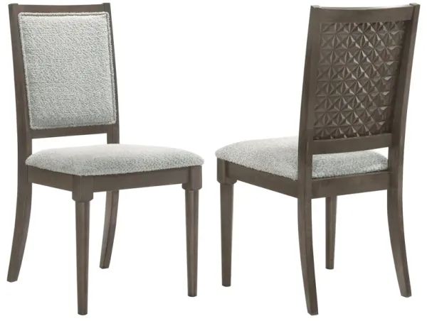 Onslow - Upholstered Dining Side Chair (Set of 2) - Dark Brown