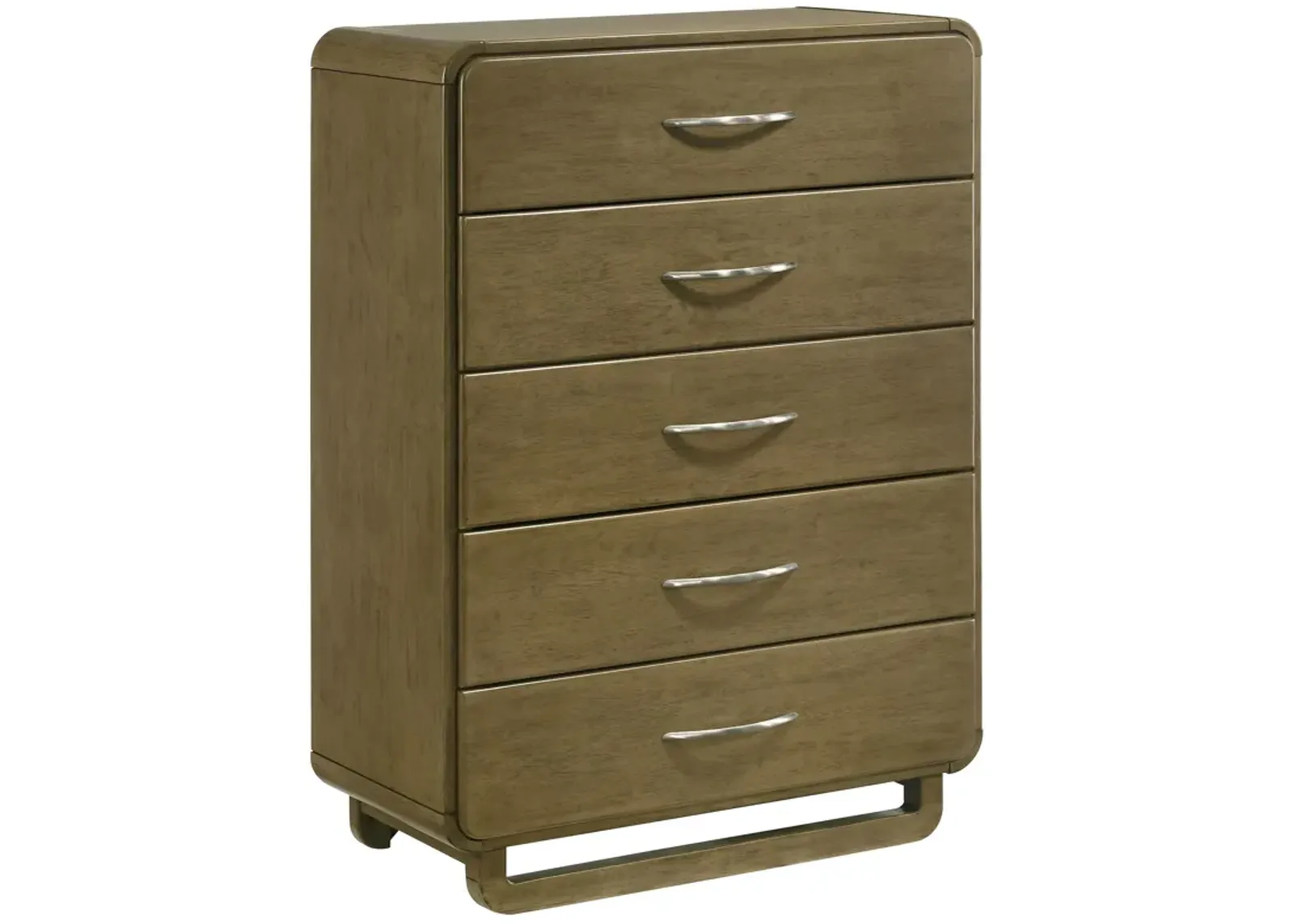 Amsbury - 5-Drawer Chest Of Drawers - Nutmeg