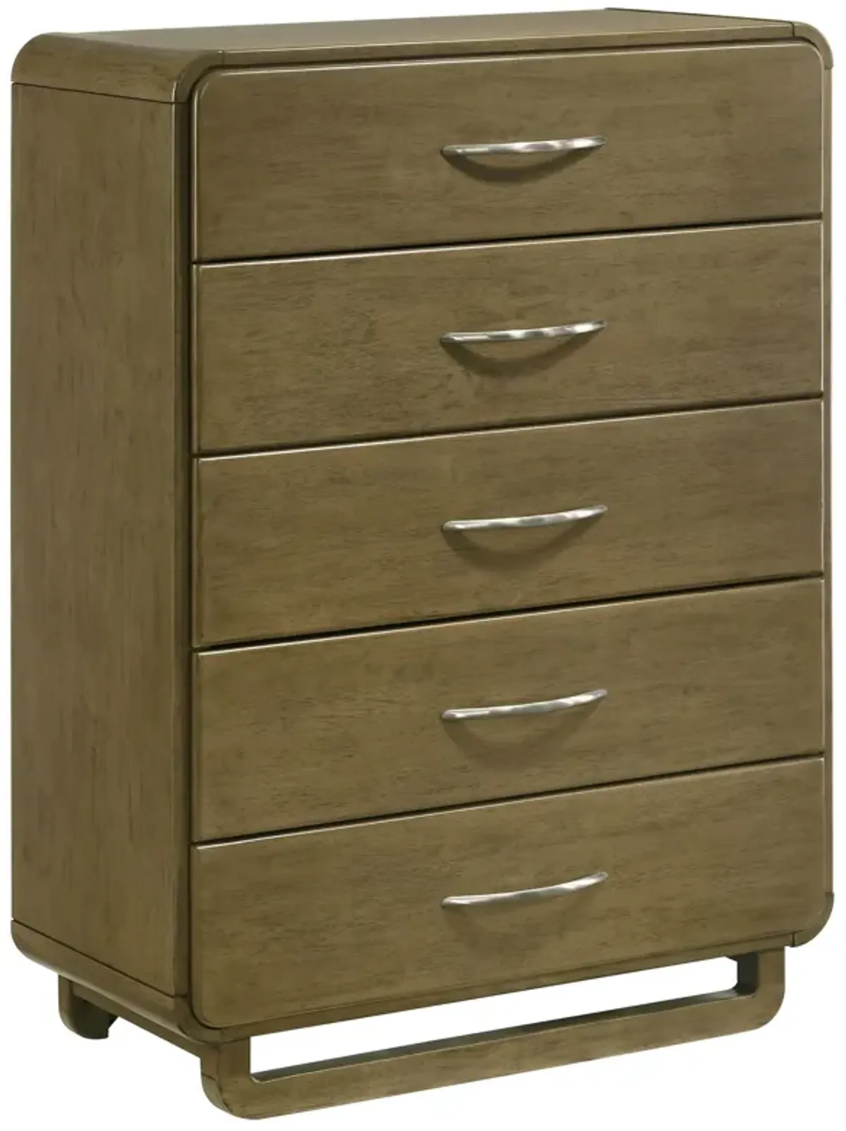 Amsbury - 5-Drawer Chest Of Drawers - Nutmeg