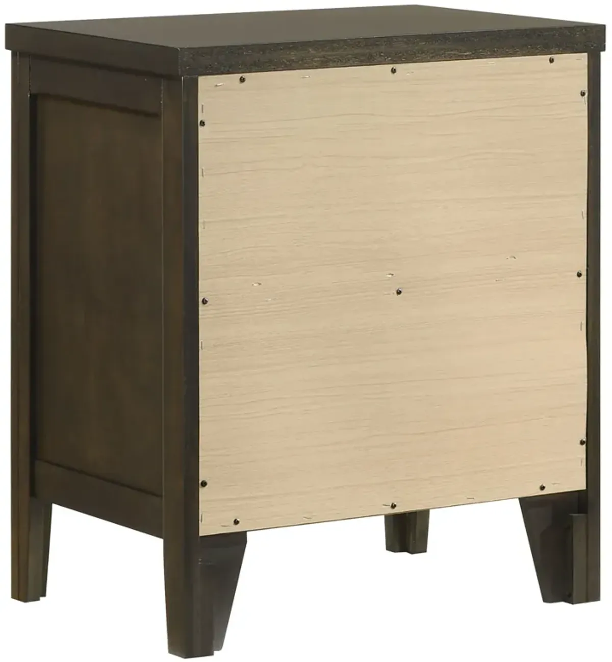 Wilkes - 2-Drawer Nightstand Bedside Table - Dark Cocoa