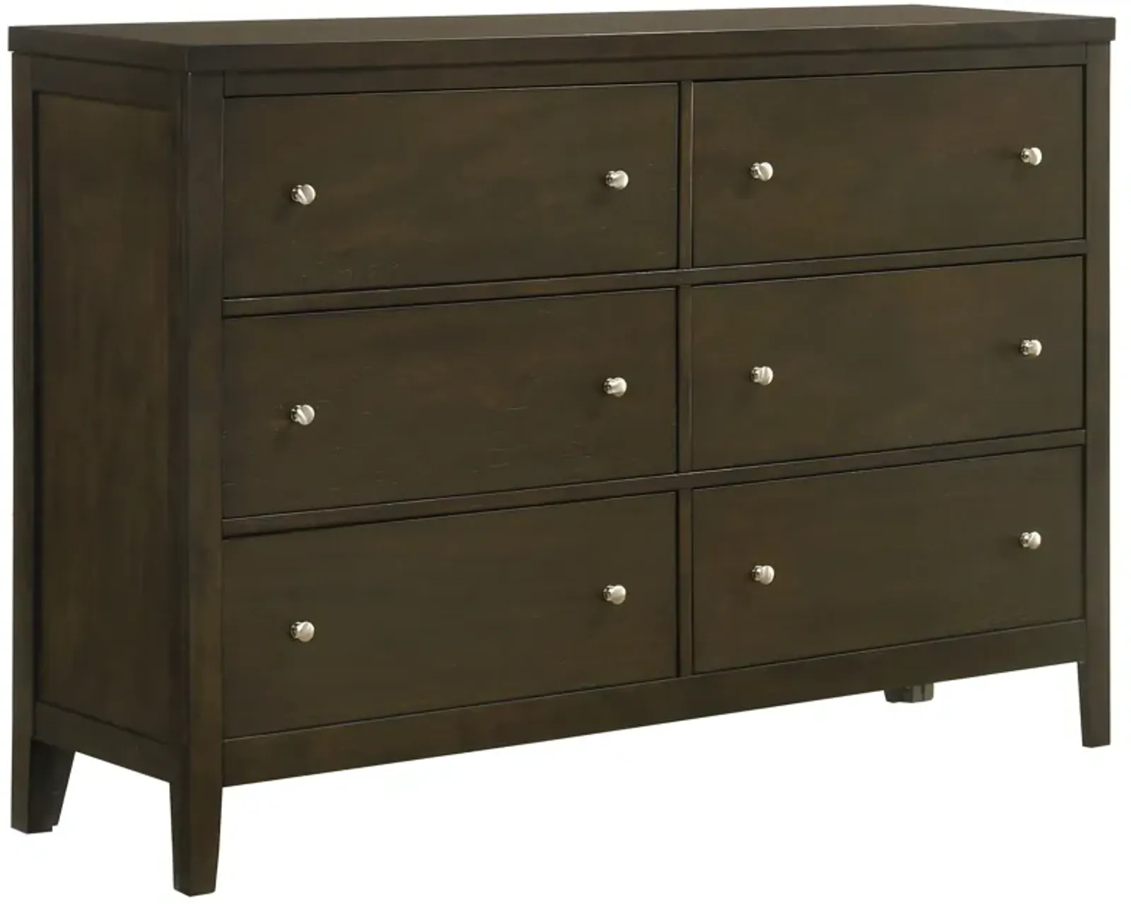 Wilkes - 6-Drawer Dresser Cabinet - Dark Cocoa