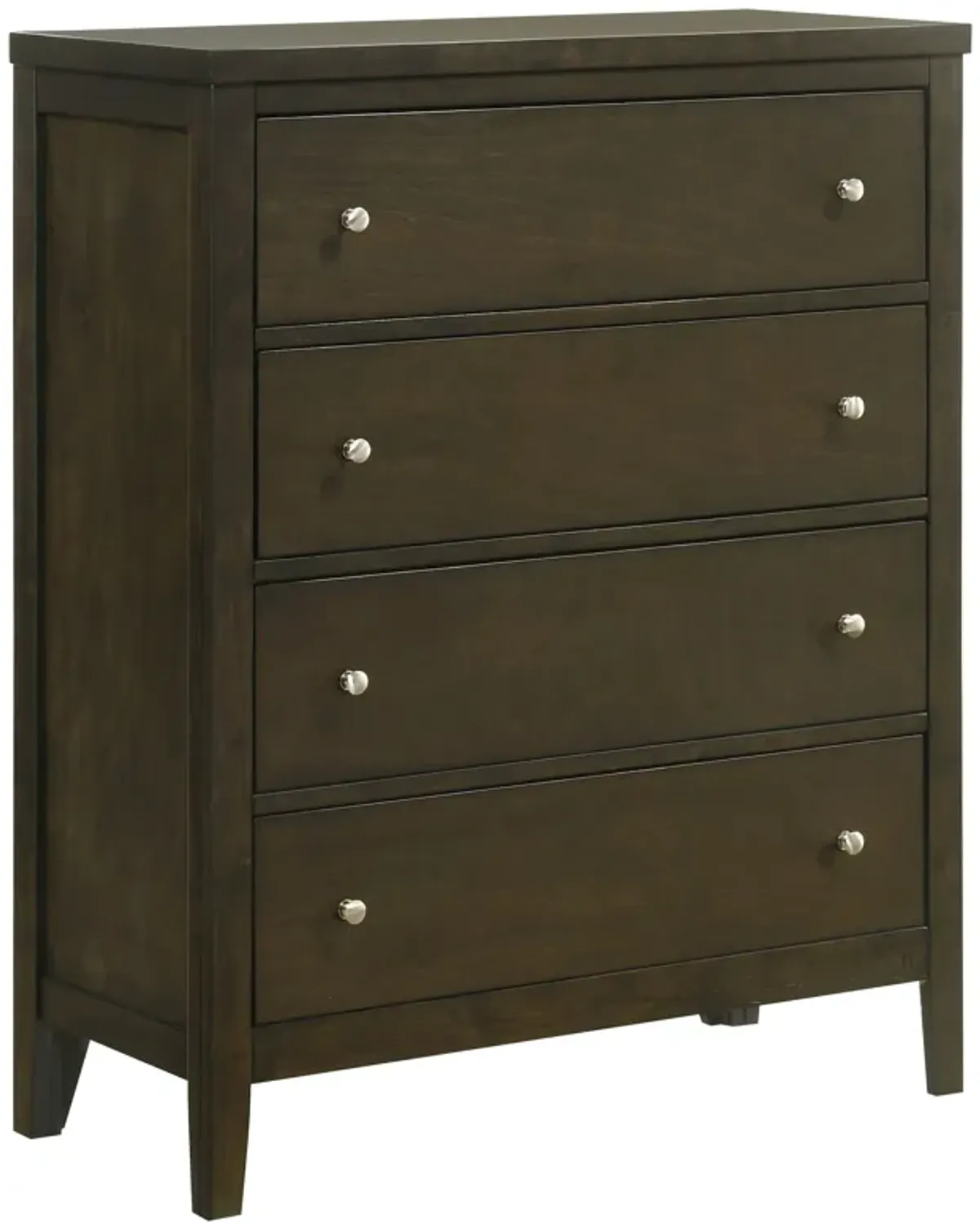 Wilkes - 4-Drawer Chest Of Drawers - Dark Cocoa