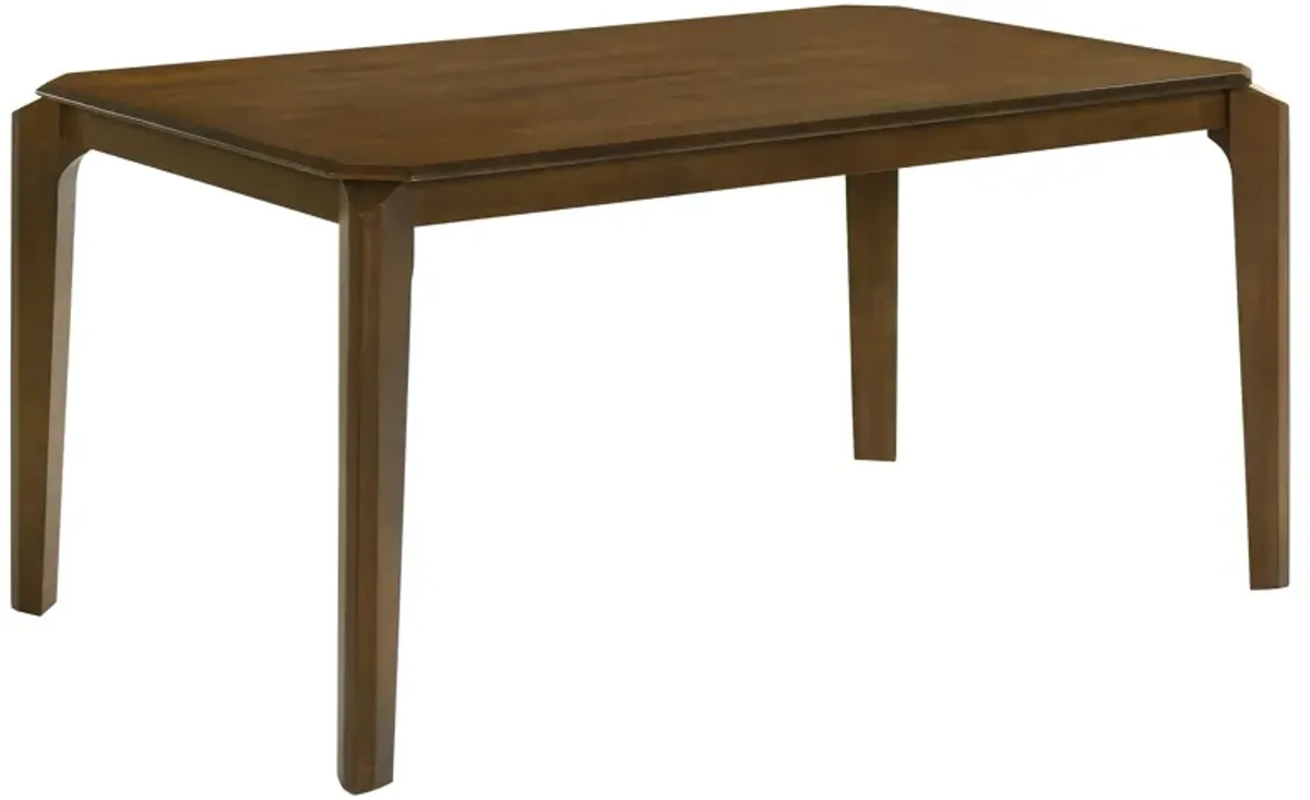 Almonte - Rectangular Wood Dining Table - Dark Brown