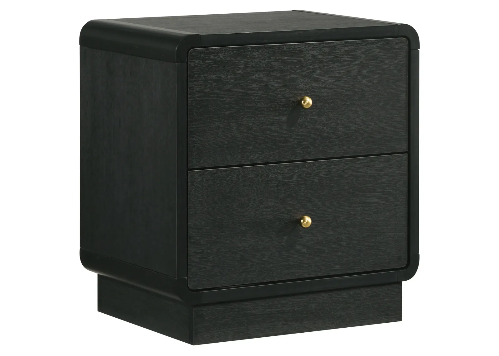 Cavelle - 2-Drawer Nightstand Bedside Table - Black