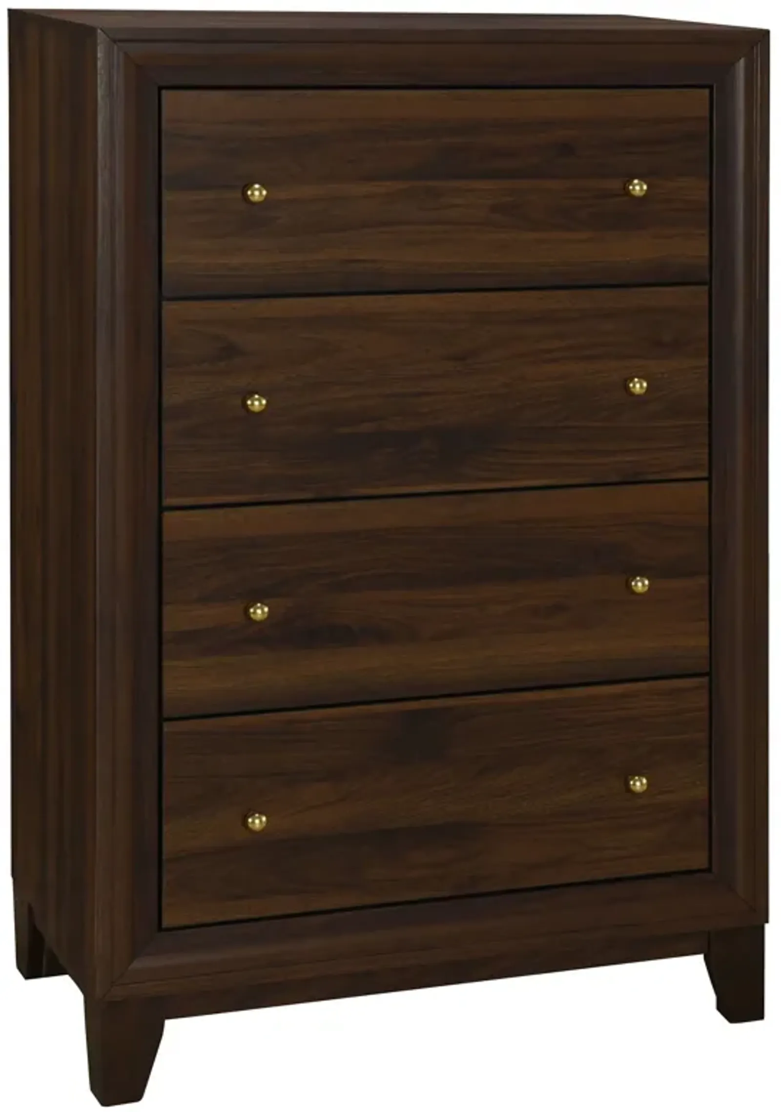 Welsley - 4-Drawer Chest Of Drawers - Walnut