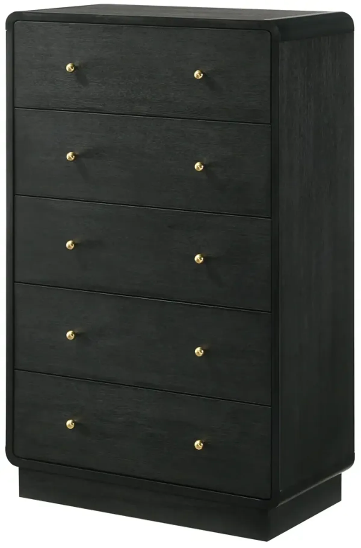 Cavelle - 5-Drawer Chest Of Drawers - Black