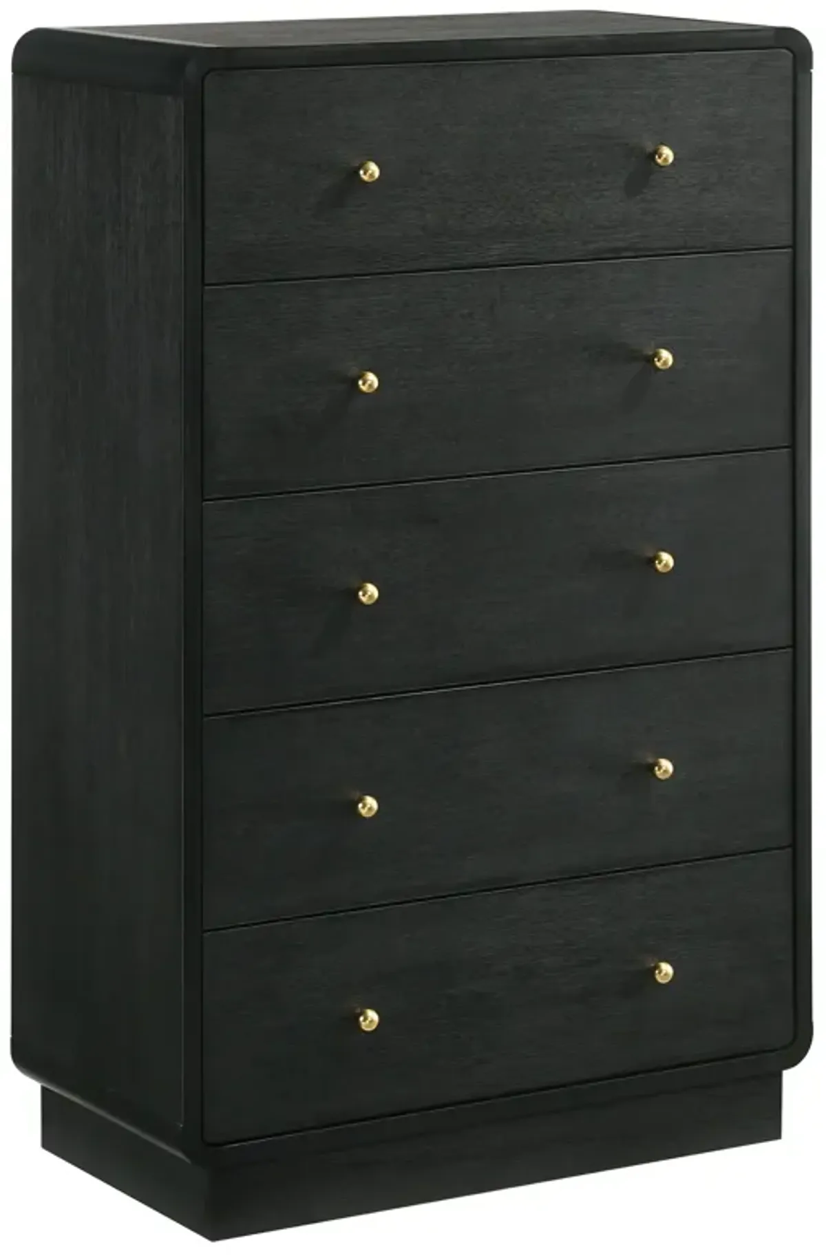 Cavelle - 5-Drawer Chest Of Drawers - Black