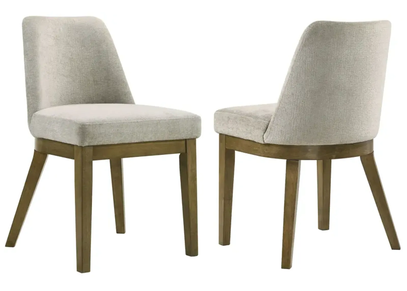 Castlewood - Upholstered Dining Chair (Set of 2) - Brown Oak