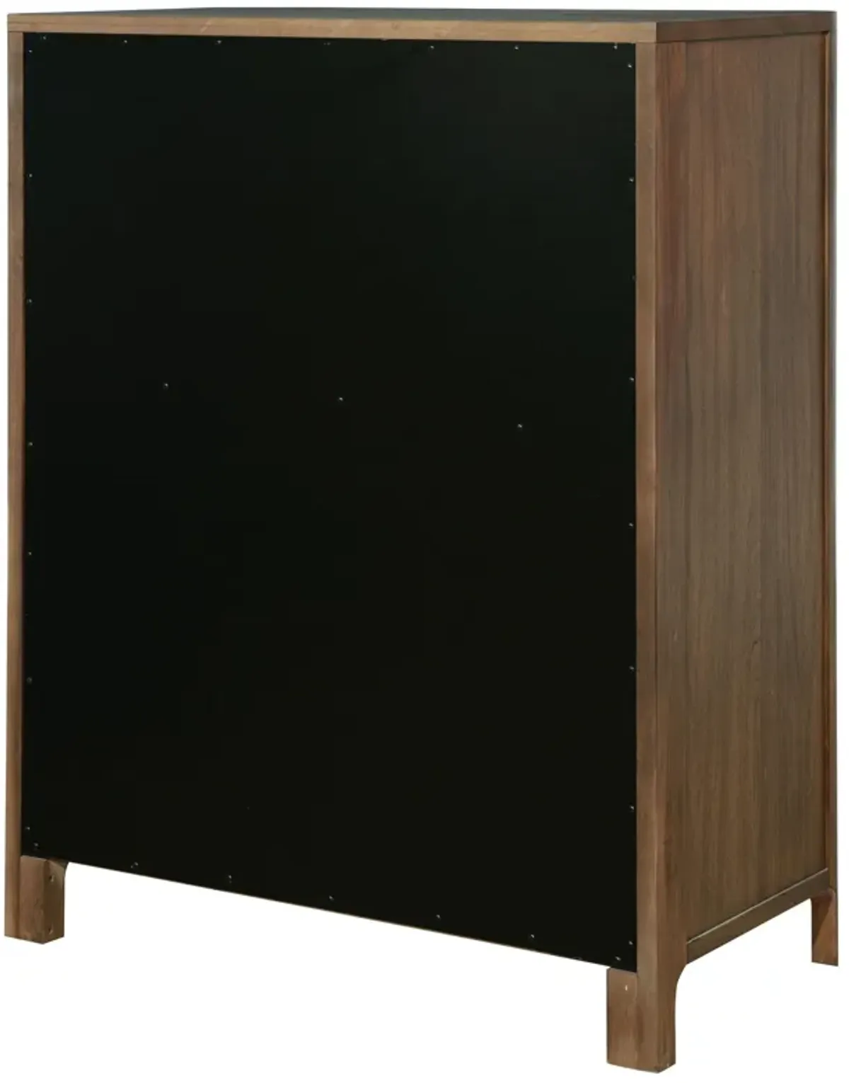 Maderia - 5-Drawer Chest Of Drawers - Walnut