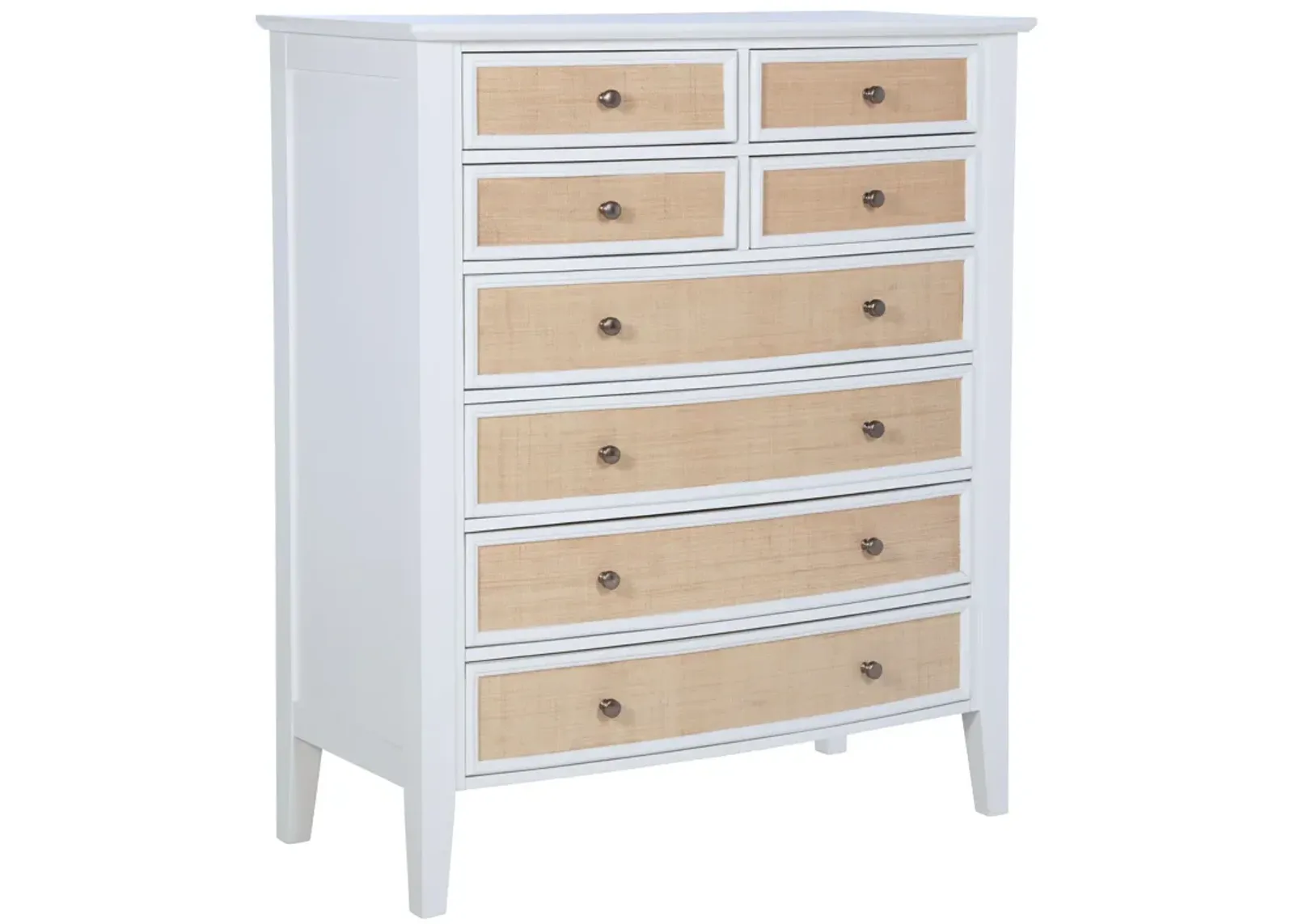 Bexhill - 8-Drawer Chest Of Drawers - White