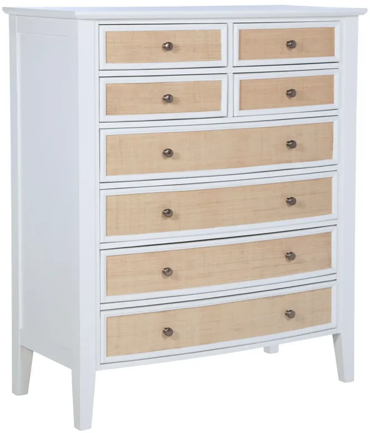 Bexhill - 8-Drawer Chest Of Drawers - White