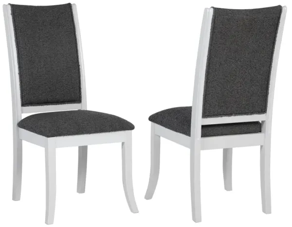 Judd - Upholstered Dining Side Chair (Set of 2) - Pearl White