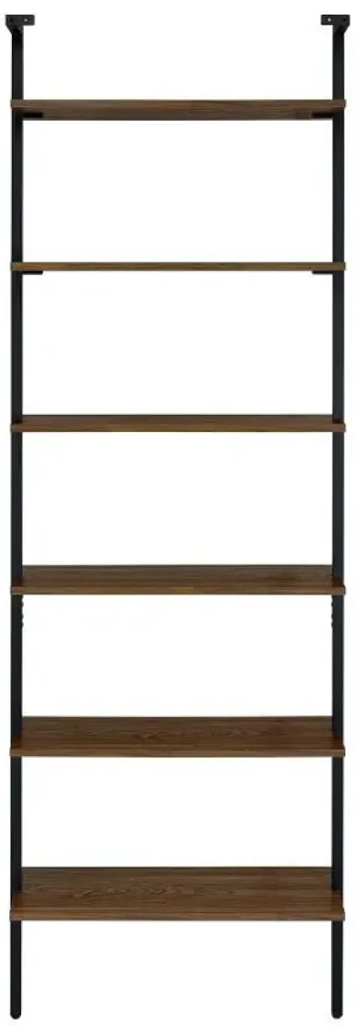 Owens - 3 Piece Wall Mounted Bookshelf Set - Walnut