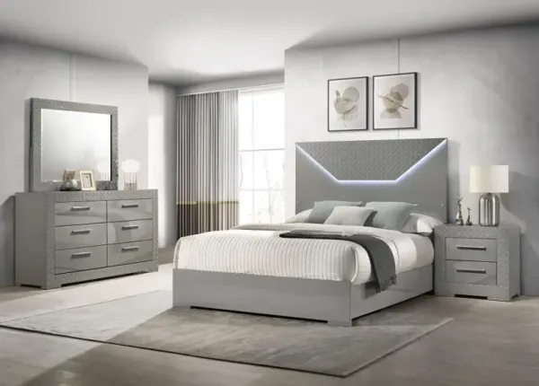 Ives - Gloss Bedroom Set