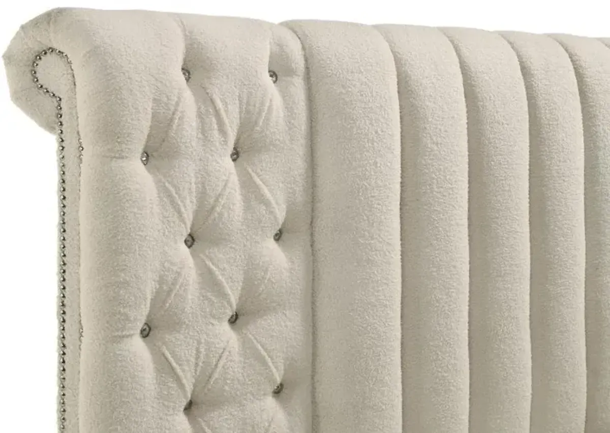 Sonya - Upholstered Round Storage Bed