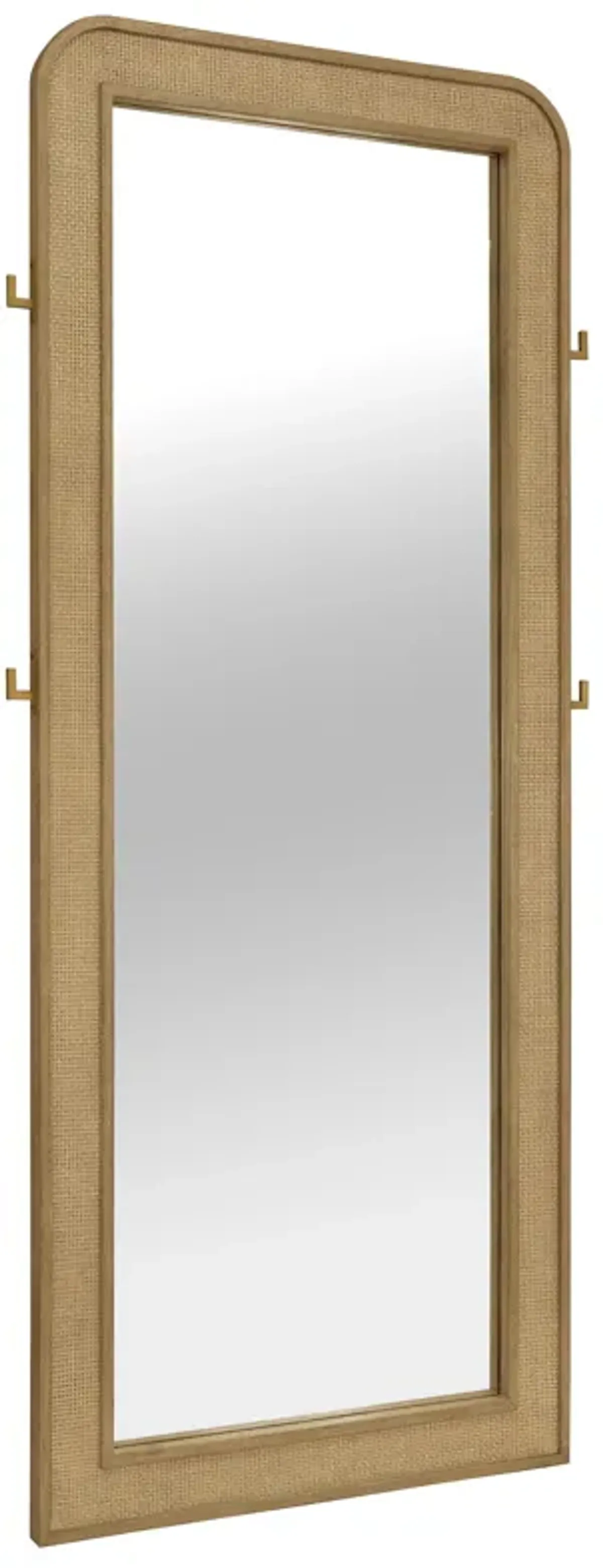 Arini - Cane Weave Full Length Standing Floor Mirror