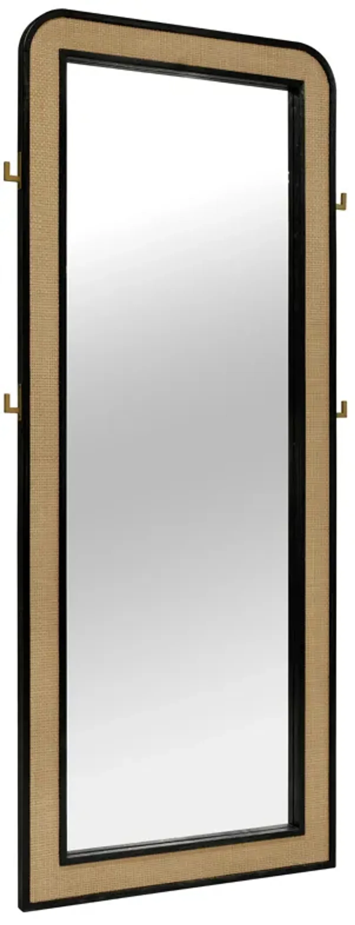 Arini - Cane Weave Full Length Standing Floor Mirror