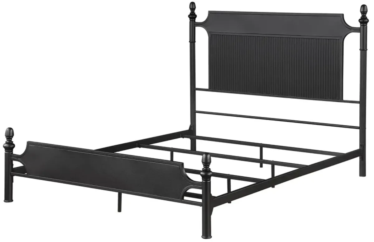 Cameron - Metal Panel Bed