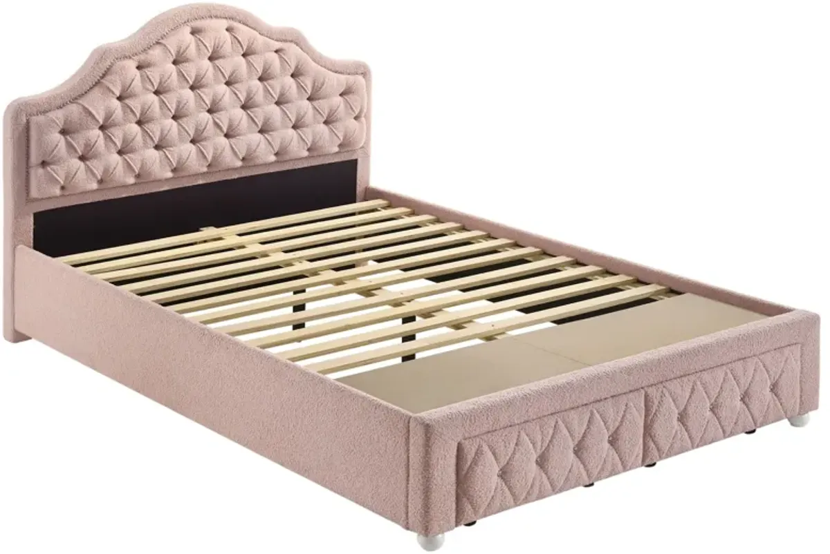 Ashleigh - Upholstered Storage Platform Bed