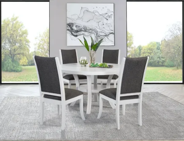 Judd - Round Wood Dining Table Set