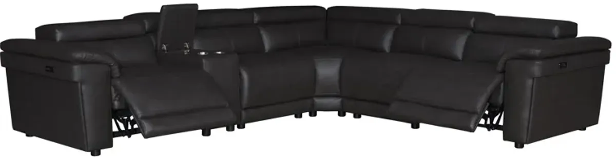 6 Piece Power Reclining Sectional