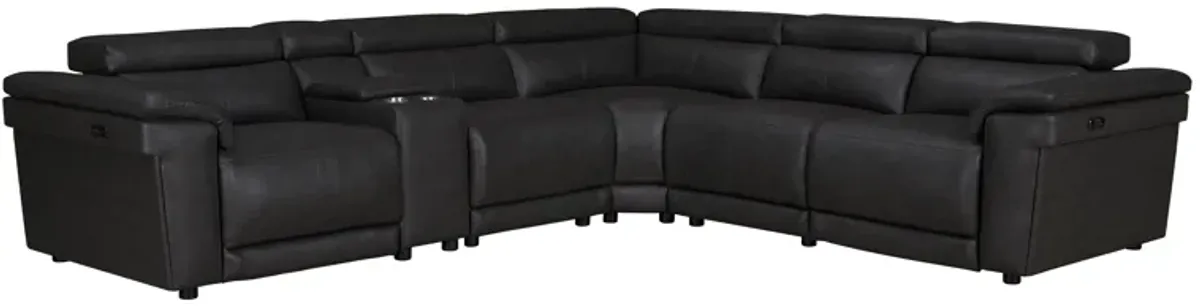 6 Piece Power Reclining Sectional