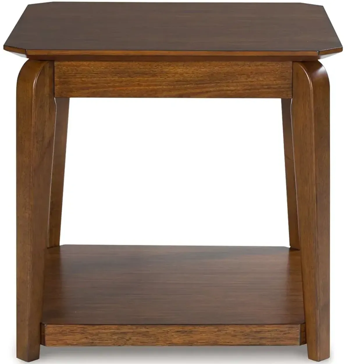 Trenmour - Medium Brown - Square End Table