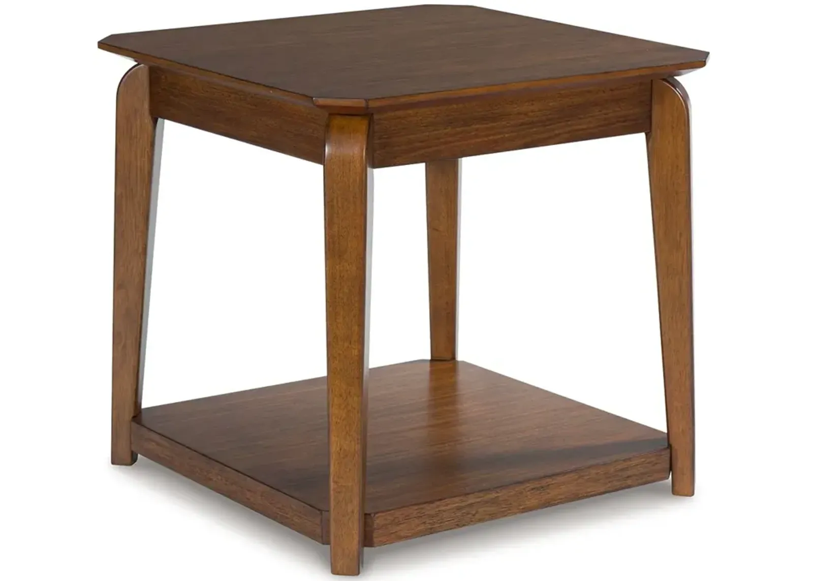 Trenmour - Medium Brown - Square End Table