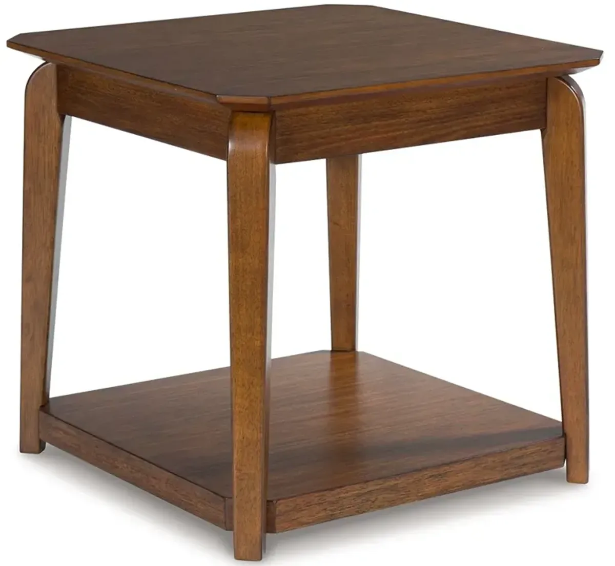 Trenmour - Medium Brown - Square End Table