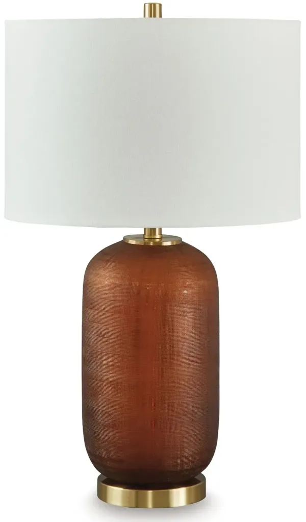 Farberman - Glass Table Lamp - Amber