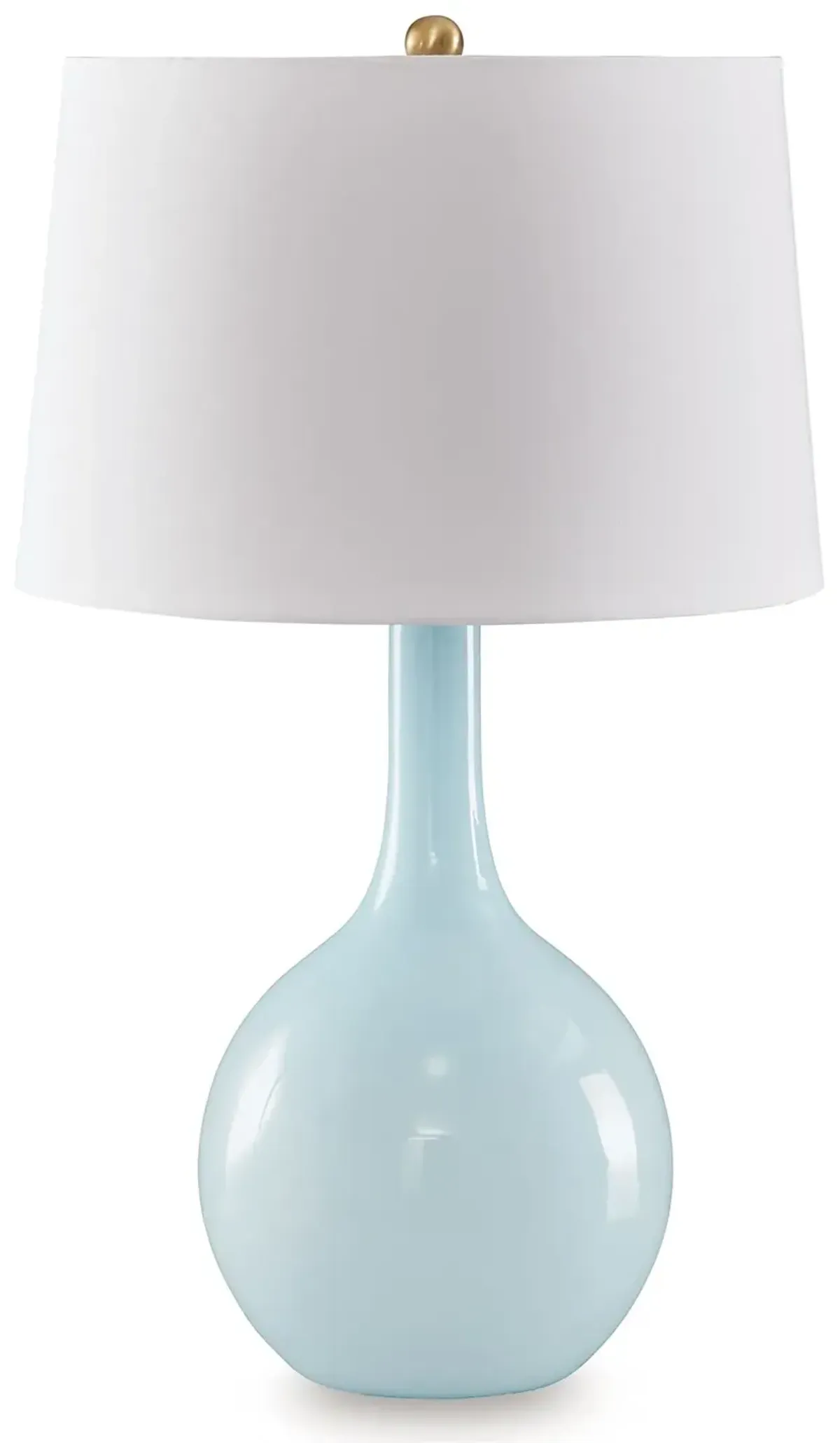 Rylanton - Glass Table Lamp - Aqua