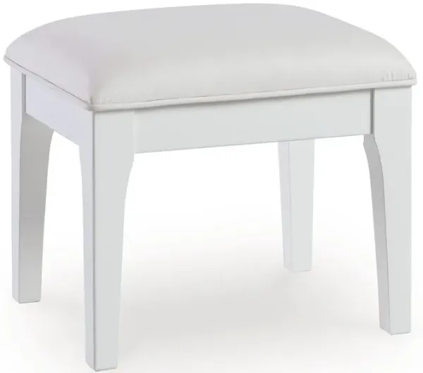 Chalanna - Vanity Stool - White