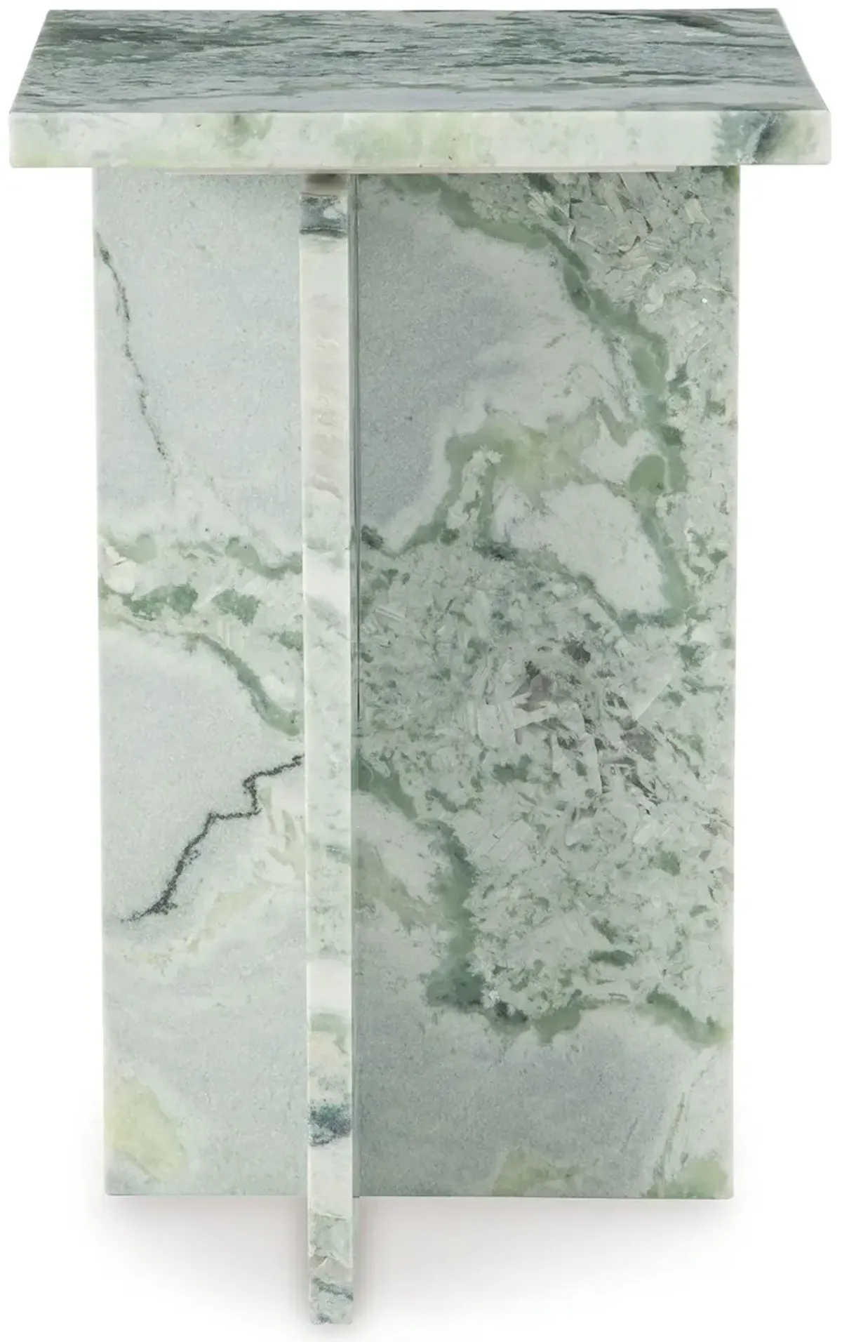 Deaconwell - Accent Table - White / Green